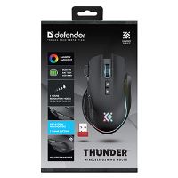 Myš bezdrátová Defender THUNDER GM-213 - černá, 1600DPI (4)