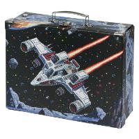 Školní kufřík BAAGL Pixel Space - skládací s kováním  A-34857