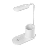 Stolní LED lampa Platinet - 3W - bezdrátové nabíjení - bílá   PLADLL1930BL