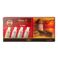 Barvy OLEJOVÉ sada MÁNES 10x16ml    1615