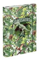 Box na sešity s gumou  A5 Dinosaur  A-31739