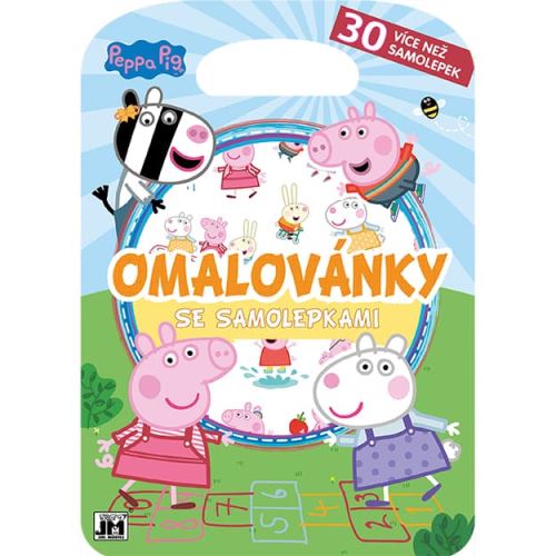 Omalovánky se samolepkami Prasátko Peppa   3340-8