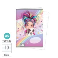 Sešit A5 - 512 - 10listů - Rainbow Ella   1591-0426-1