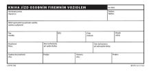 Kniha jízd firemního vozidla, 21 x 10 cm OP11711 (1)