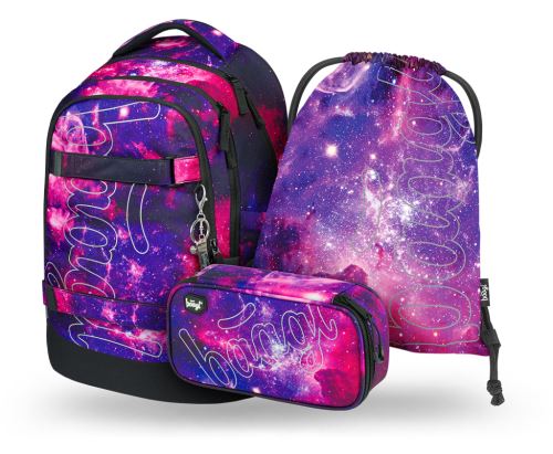 Školní set Skate max Galaxy - batoh, penál, sáček   A-35009