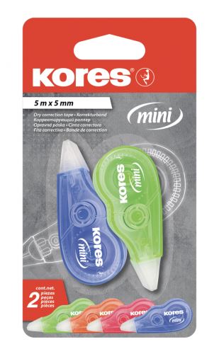 Korektor KORES - Mini Roller - 5mmx5m - bl   84121