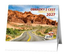 Kalendář stolní - Obrázky z cest   BSH3-27