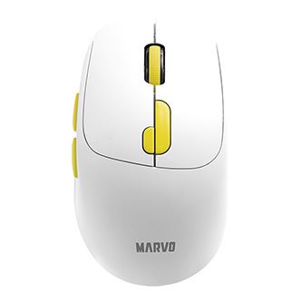Myš bezdrátová Marvo M809W - bílá, 1600DPI