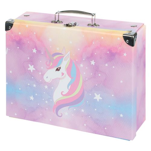 Školní kufřík Rainbow Unicorn - skládací s kováním     A-33184