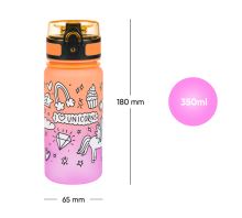 Láhev na pití tritanová Gradient Jednorožec 350 ml  A-32951 (6)