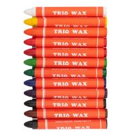 Pastelky 8272/12ks WAX PASTELS voskové trojhranné 8,2 mm (1)