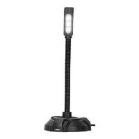 Počítačový mikrofon HP,  DHP-1100C, černý, LED světlo, USB Hub (10)