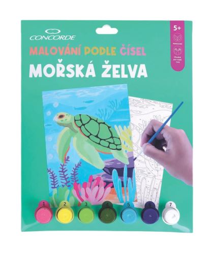 Malování podle císel CONCORDE Morská želva A3307