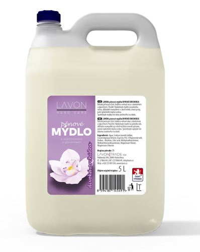 Mýdlo pěnové LAVONEA Kašmír a orchidej  5L