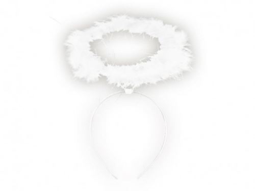 Andělská svatozář - z peří, 30 cm    8885142