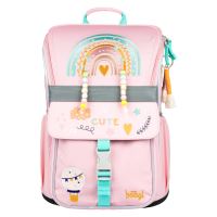 Školní set Zippy Duha růžový - aktovka, penál, sáček     A-34273 (1)